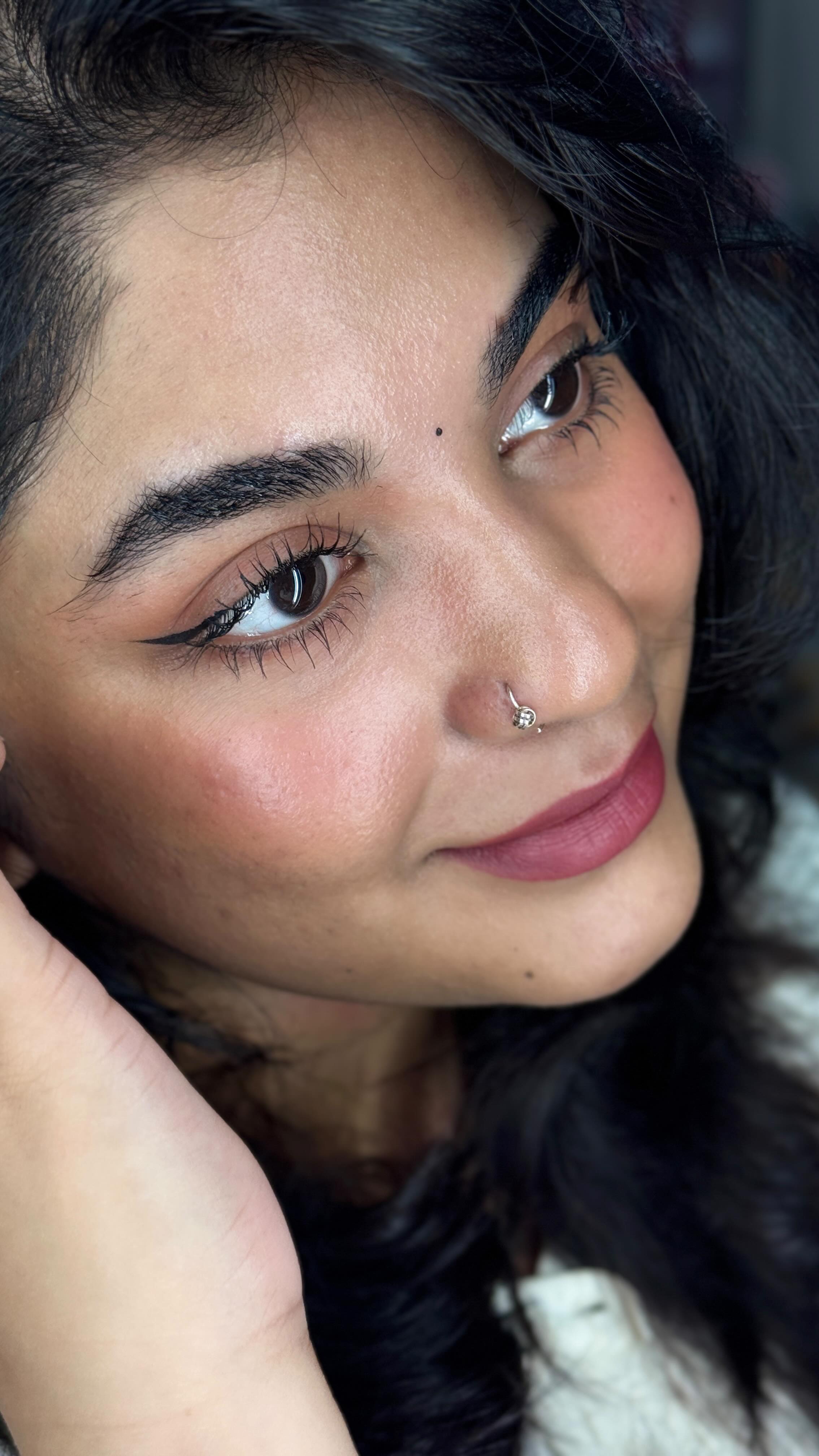 Instagram post by @riyamanoj for Mamaearth. Caption reads: Never thought I’d find a nude lipstick that....