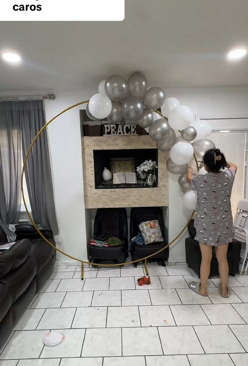 TikTok post by @viryescalantec for Tidy Monster. Caption reads: [...] #decoration #babyshower #birthday @TIDY....