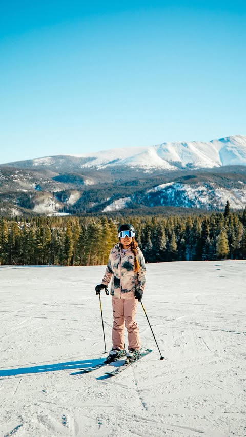 Instagram post by @goanniewhere for Epic Pass. Caption reads: [...] winter could look like this with an....