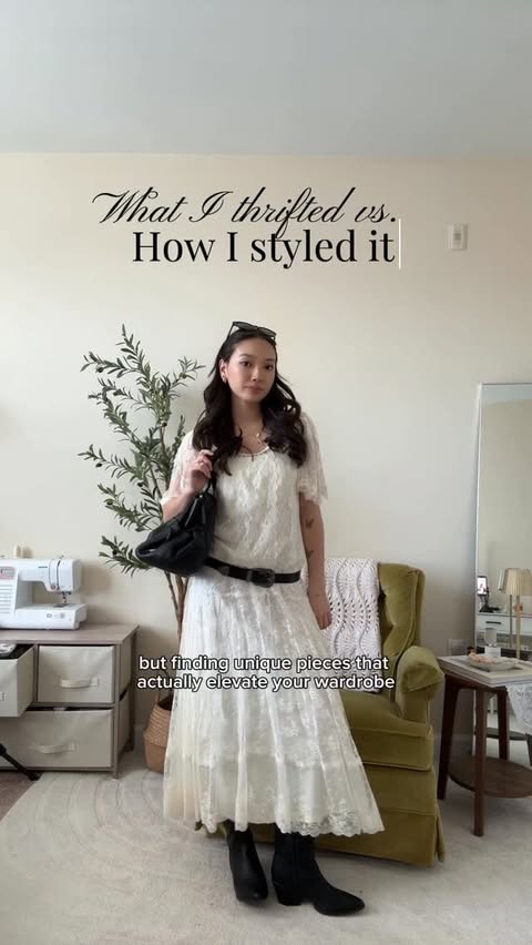 Instagram post by @rebeccaxko for Poshmark. Caption reads: [...] is to buy second hand! I got mine from....