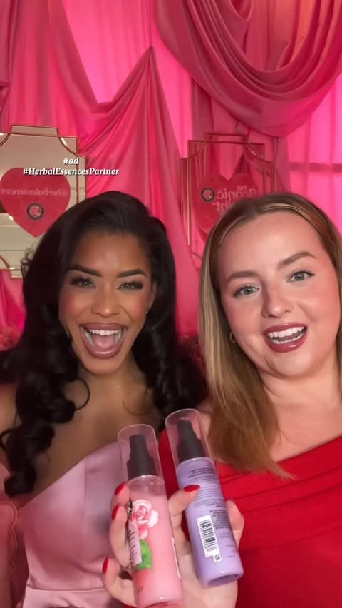 Instagram post by @sheislivi for Herbal Essences. Caption reads: The only thing keeping our hair smelling....