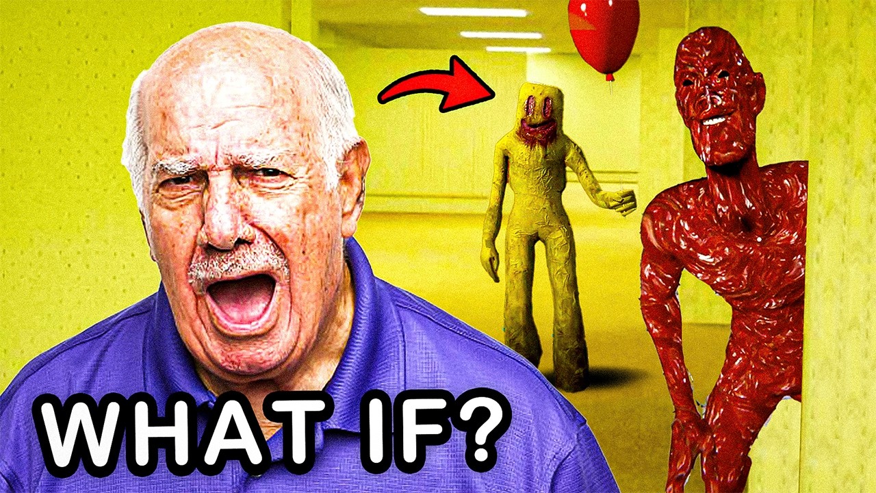 YouTube post by @Broogli for Scentbird. Caption reads: What if an OLD PERSON Enters the BACKROOMS?.