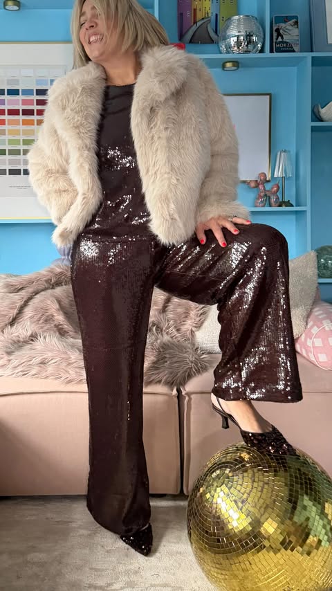 Instagram post by @inpolife for Peacocks. Caption reads: AD Party season = sorted 🪩 🎉💃 thanks to....