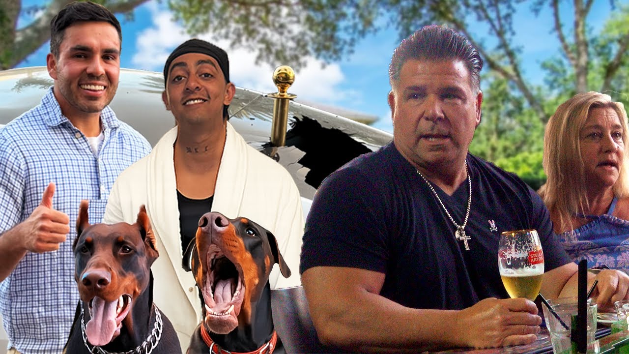 YouTube post by @nelkfilmz for Full Send. Caption reads: SHOP FULL SEND GOLF 👉 DRINK HAPPY DAD HARD....