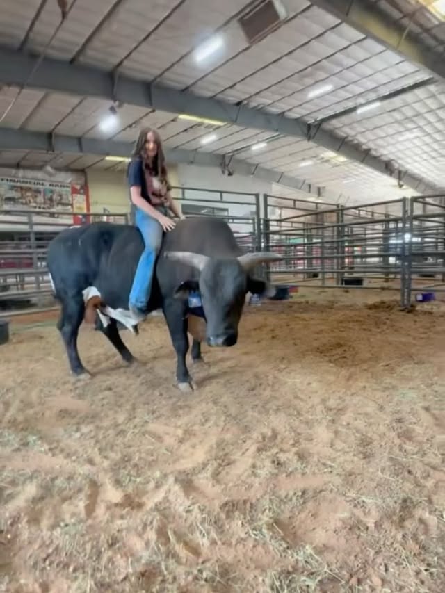 Instagram post by @nothinbuttryranch for Tecovas. Caption reads: Say hello to our new bull, Tecovas Triple Aught.....