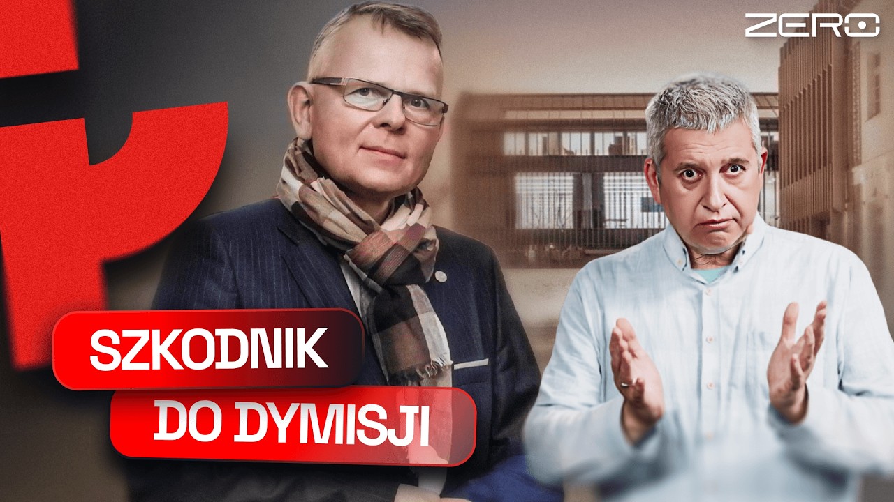 YouTube post by @KanalZeroPL for STS. Caption reads: SCANDAL: RUCHNIEWICZ WANTS TO GIVE BACK CULTURAL....