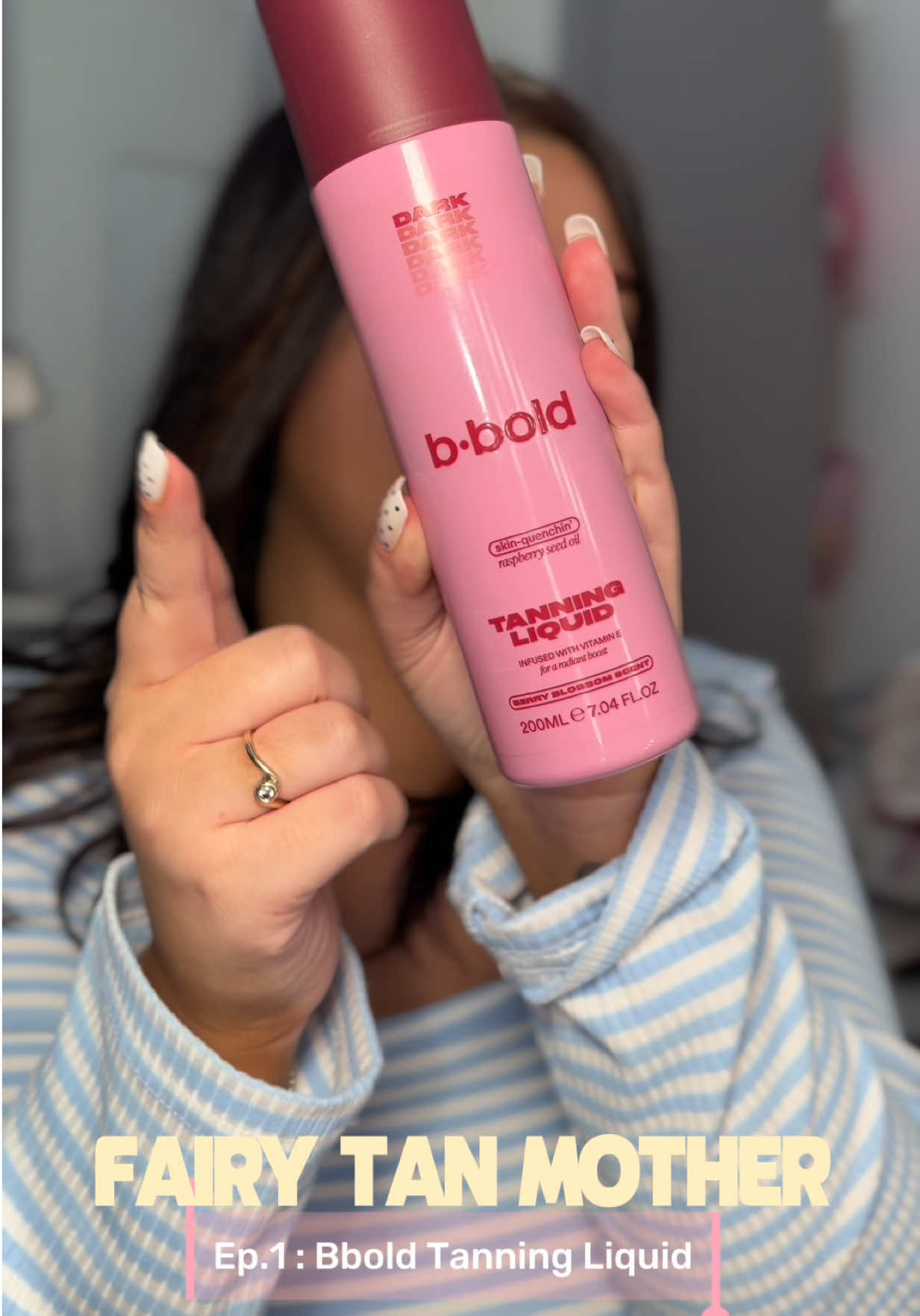 TikTok post by @caravernon_ for bBold Tan. Caption reads: NEW SERIES ALERT 🚨 ‘Fairy Tan Mother’ Episode 1:....