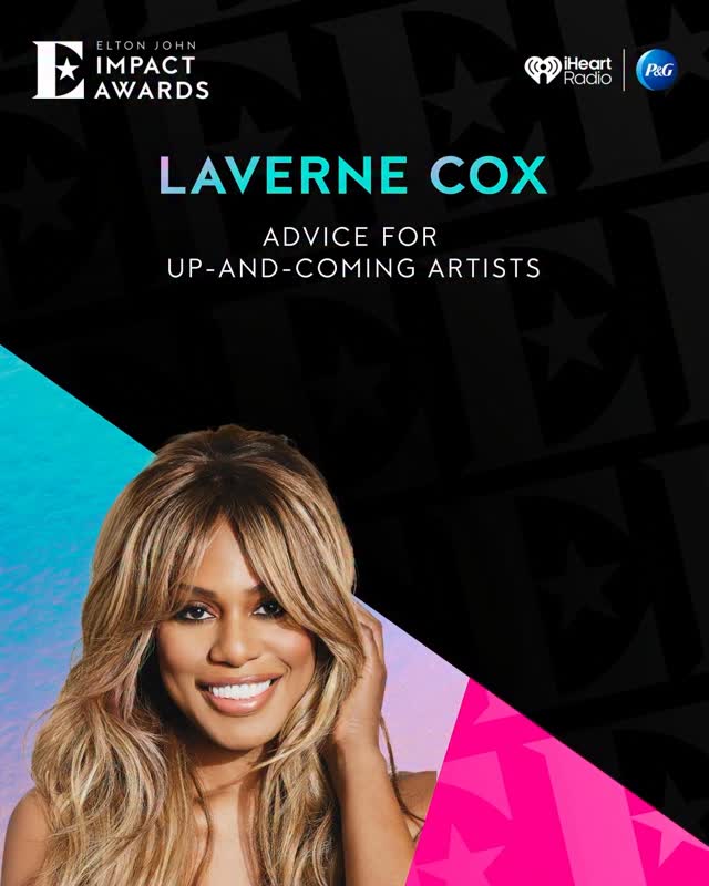 Instagram post by @lavernecox for iHeartRadio. Caption reads: [...] our partners at @proctergamble on....