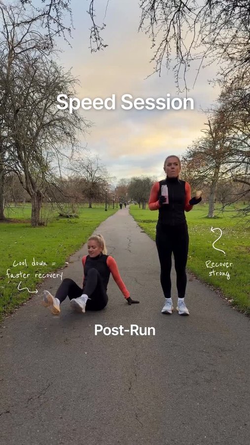 Instagram post by @runna for Strava. Caption reads: Not all runs are created equal - and your warm-up,....