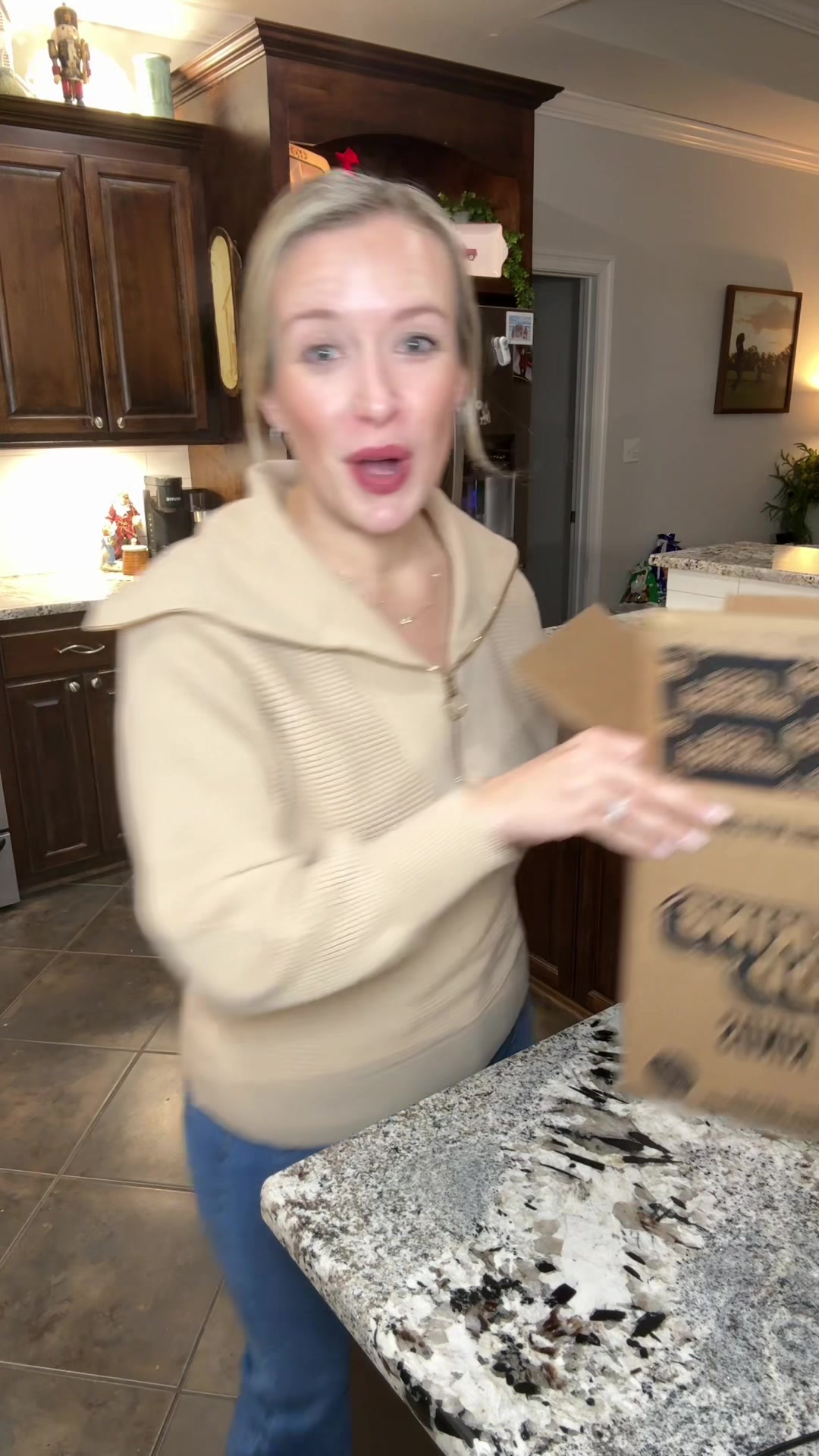 TikTok post by @katie_gazzo for Pork King Good. Caption reads: #snack #porkkinggood #food #glutenfree #lowcarb....