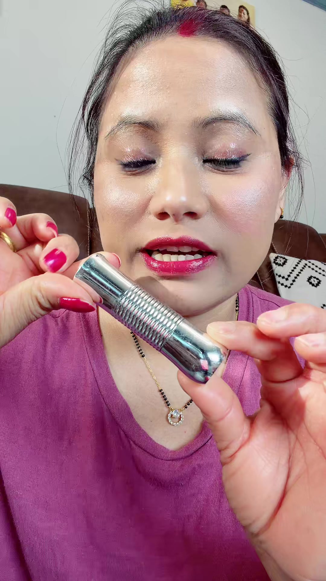 TikTok post by @4andra9191 for KAPLAN MD. Caption reads: [...] #pradhach #rekkyfan #lipsticfps30....