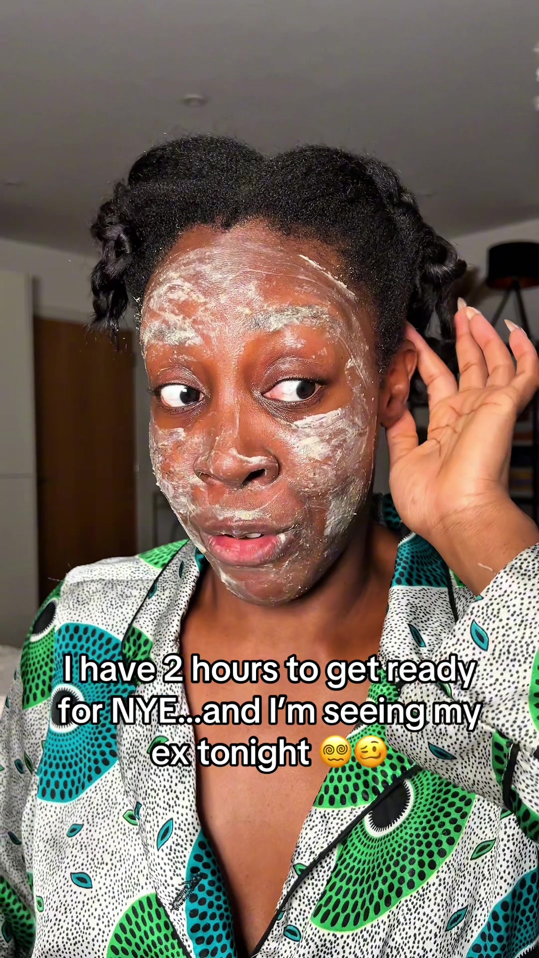 TikTok post by @sincerelyoghosa0 for Morphe. Caption reads: Replying to @It’s saraaaaa nye GRWM + new year eve....