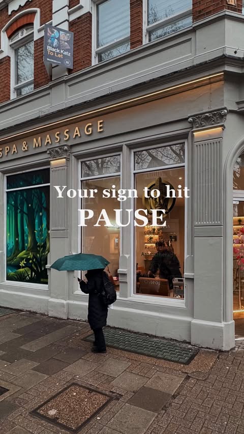Instagram post by @thelovelydrawer for Spa & Massage. Caption reads: [...] permission to chill Another trip to....