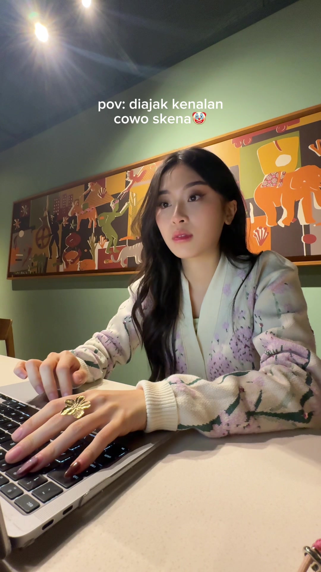 TikTok post by @angelynne_and for Starbucks. Caption reads: Who knows that one small message can make....