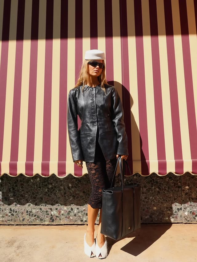 Instagram post by @pariswycherley for July. Caption reads: ready for a holiday with @july.