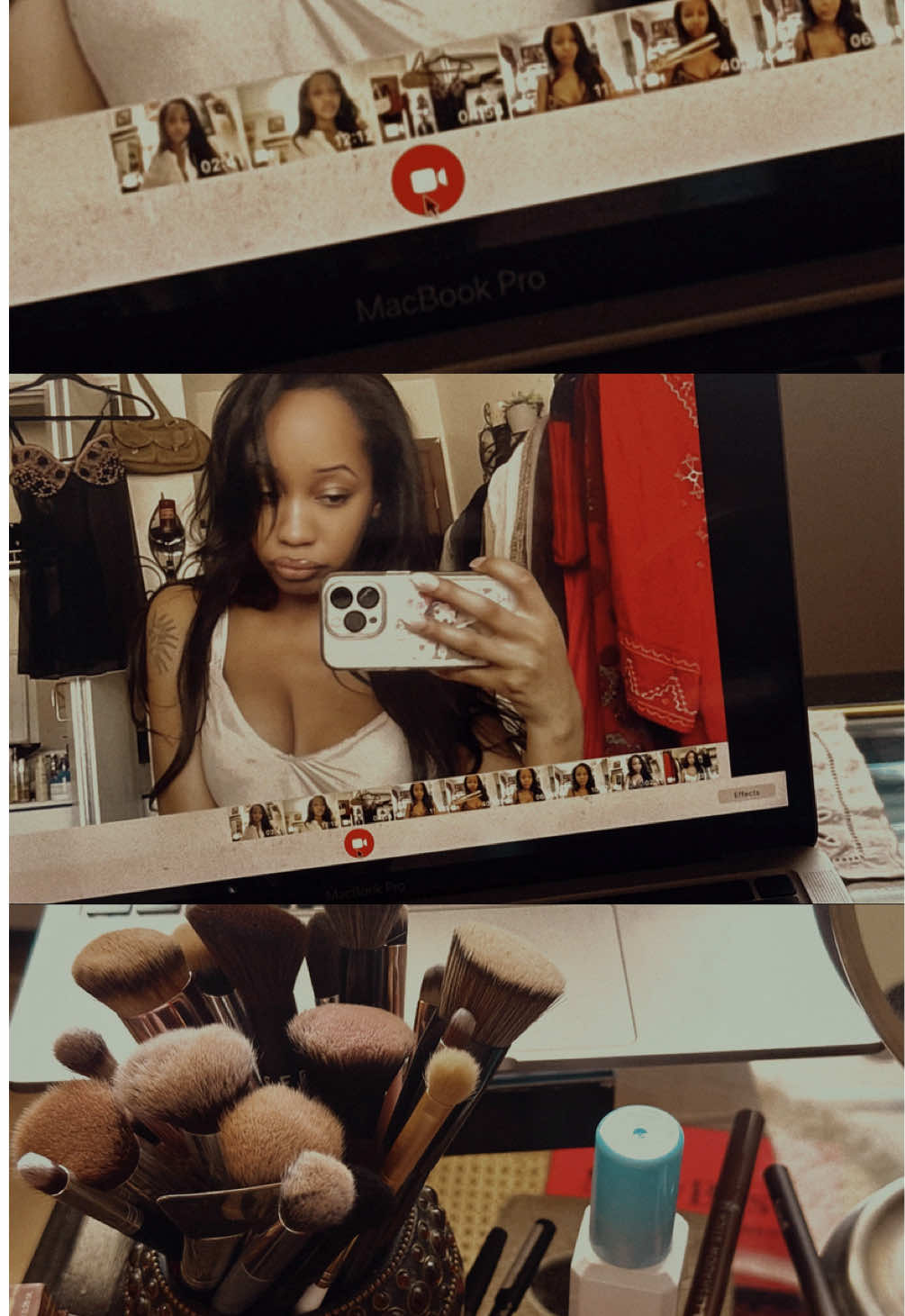 TikTok post by @triannamed_ for BGM Girl Hair. Caption reads: New favorite summer hairstyle 🙈....