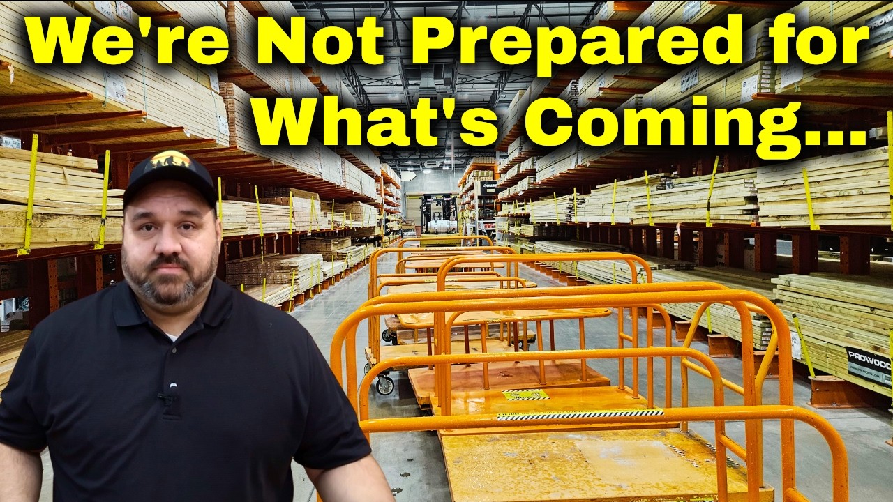 YouTube post by @DIYwithDave for Lowe's. Caption reads: We Are Teetering on the Edge - What is Next for....