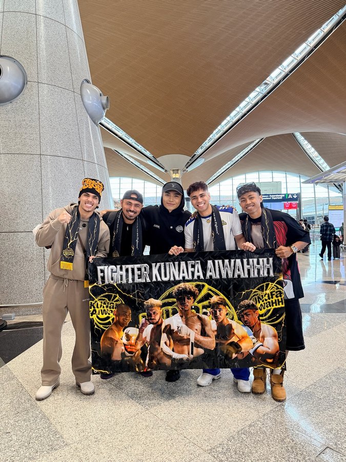 Instagram post by @ojennaiwahhh_ for Kunafa Aiwahhh. Caption reads: [...] dan membawa nama Kunafa Aiwahhh bukan sahaja....