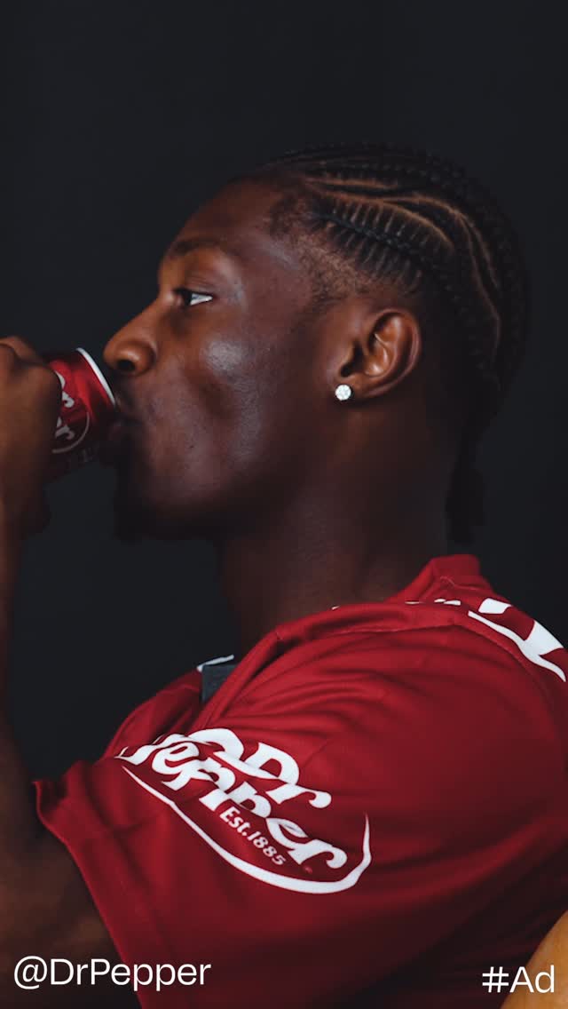 Instagram post by @carnelltate for Dr Pepper. Caption reads: #ad Stock up on your gameday essential: @DrPepper....