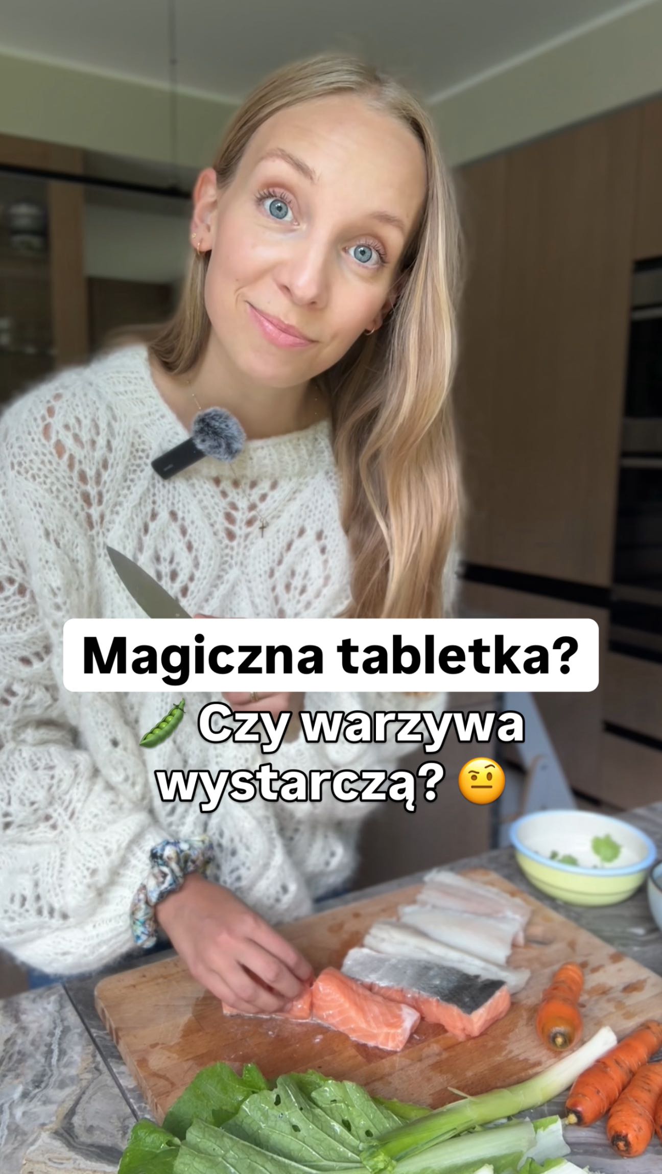 Instagram post by @florazpola for Mięsna Paczka. Caption reads: Przyznać się, kto lubi ryby? 🐟 

Ja kiedyś jadłam....