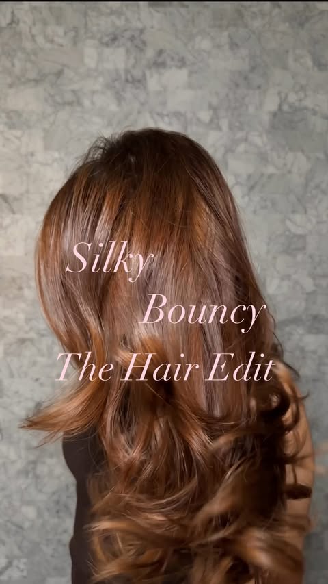 Instagram post by @nalilychav for The Hair Edit. Caption reads: [...] to effortless hairstyling with @thehairedit....