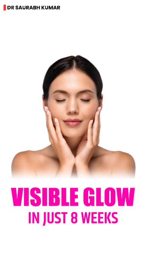 Instagram post by @dr.kumars_homeopathy for Chicnutrix. Caption reads: 💫 “8 hafton mein spotless glow! Japanese secret....