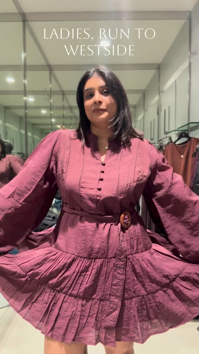 Instagram post by @tanisha_haldia for Westside Stores. Caption reads: Ladies, Run to Westside 😍😍 comment for links 🔗....