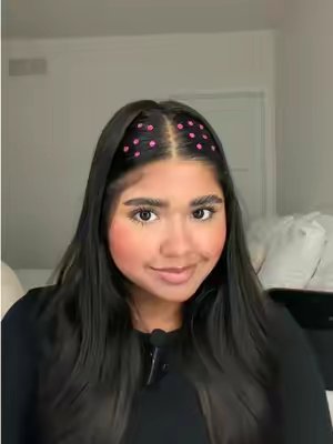 TikTok post by @iam_sallita for Hally Hair. Caption reads: gifted by hallyhair hair + gems = iconic✨ @Hally....