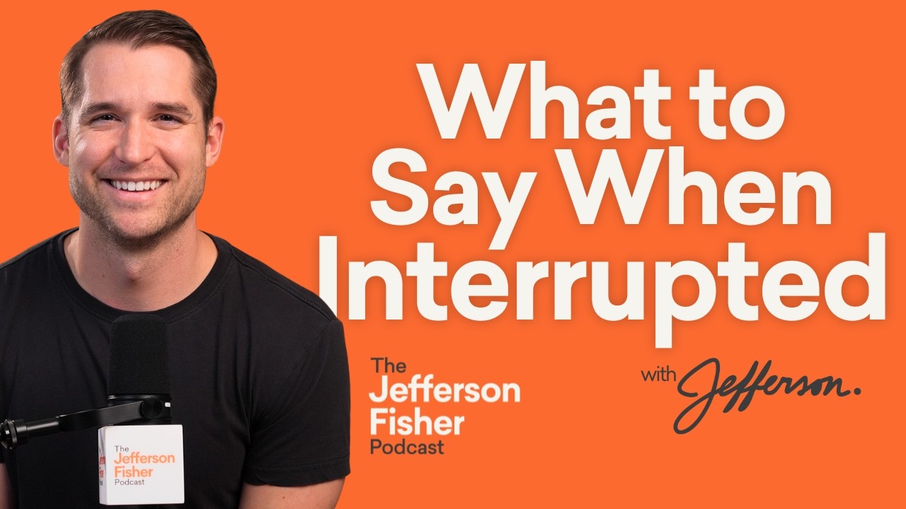 YouTube post by @jeffersonfisher for Drink LMNT. Caption reads: What to do When Someone Talks Over You.