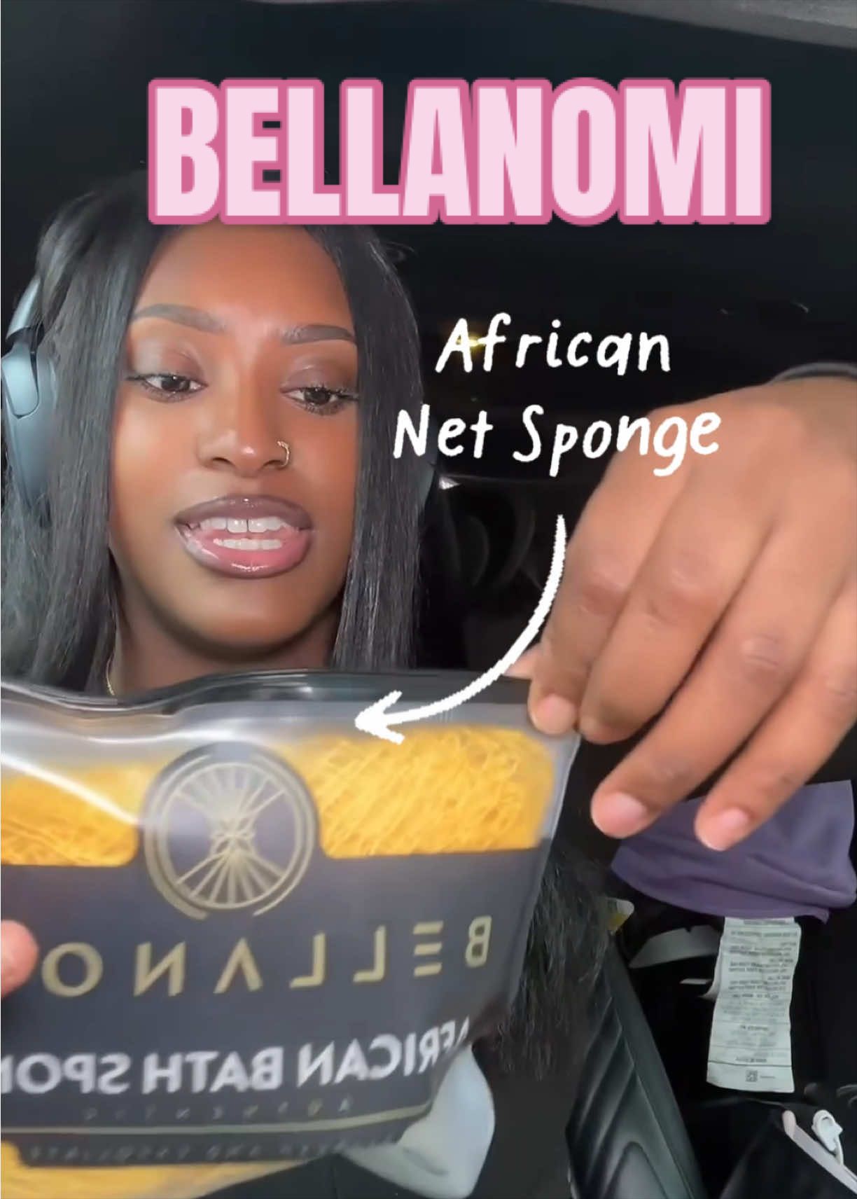 TikTok post by @jalazzy for Bellanomi. Caption reads: [...] sponge >>>>>whatever else you’re using....