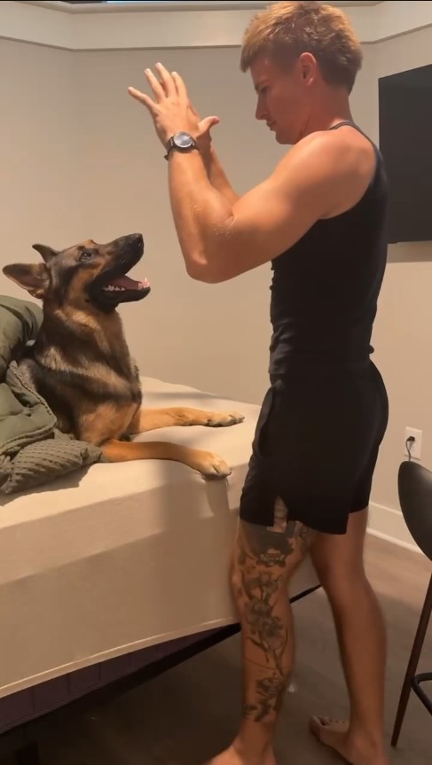 Instagram post by @evcoop for Mattress Firm. Caption reads: I’ve never slept better. Odds are, if Vader’s....