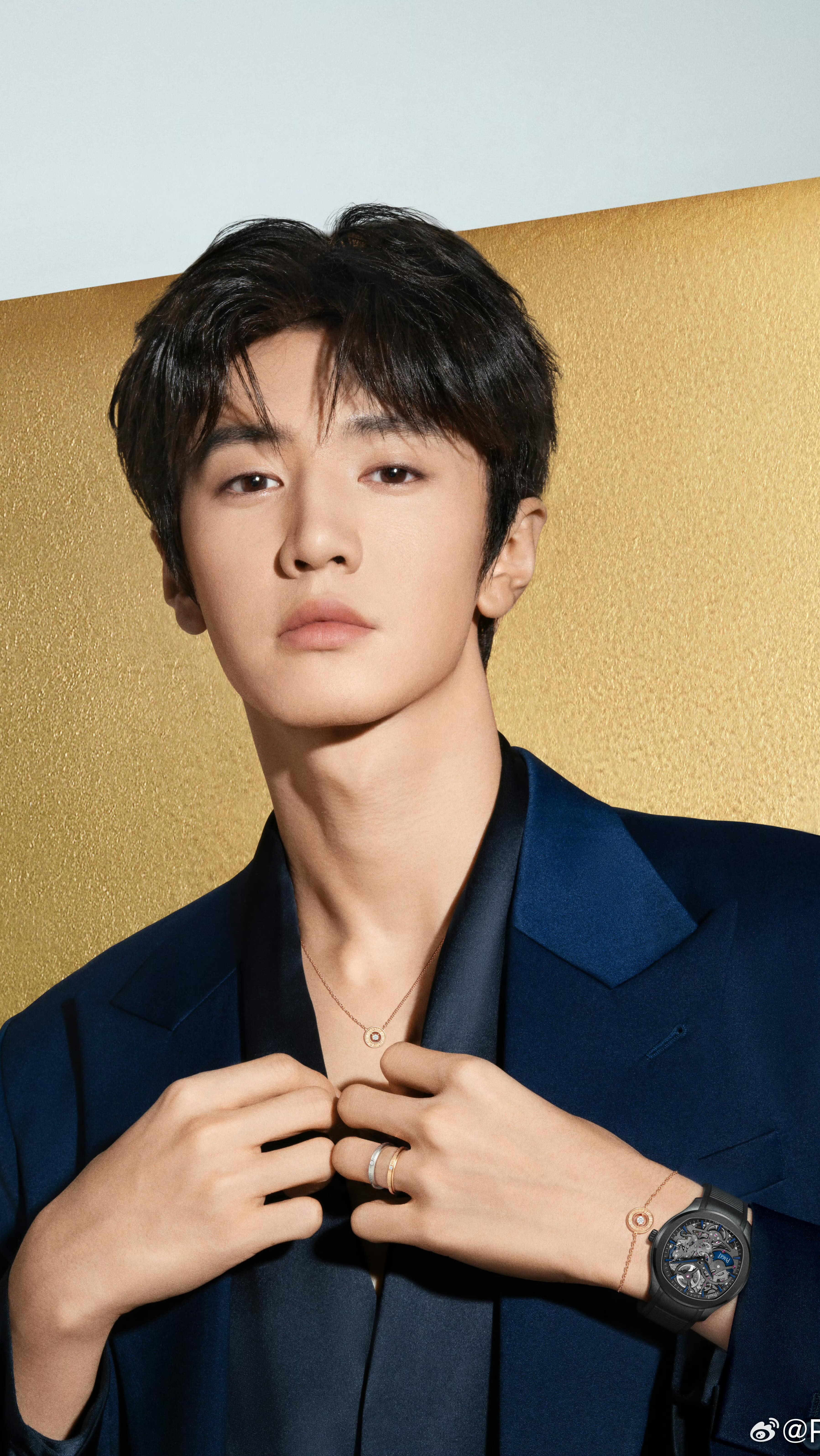 Instagram post by @chenzheyuan_officialfc for Piaget. Caption reads: 💍
【 PIAGET｜Chen Zheyuan 】

抬眼的空当，碎光悄悄溜了缝。
In the....