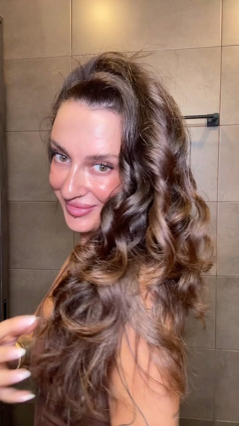 Instagram post by @nuki.rorry for IGK Hair. Caption reads: [...] hair overnight 🤫 I’ve been using the IGK....