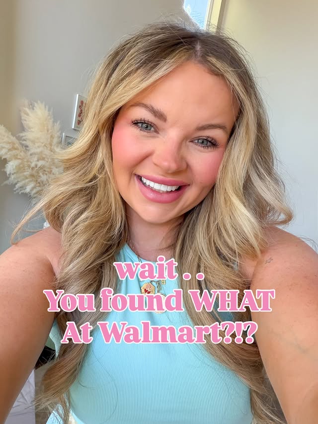 Instagram post by @oliviamaybell for Walmart Creator. Caption reads: 🤍say “22” to shop! 🤍 Walmart keeps getting....
