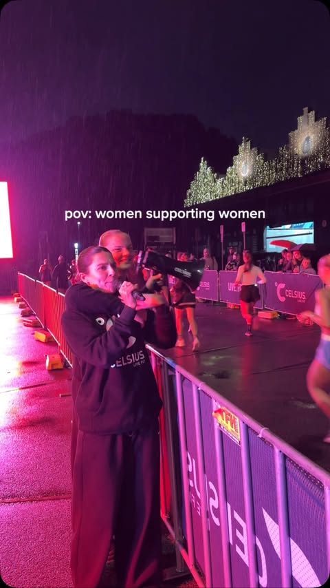 Instagram post by @annaarcher for CELSIUS Energy Drink. Caption reads: EVERYONE SMASHED IT!! an honour to be on the mic....