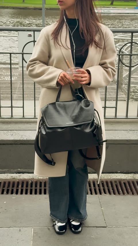 Instagram post by @tiffanys.album for CHARLES & KEITH. Caption reads: [...] (and don’t get shoulder issues.)....