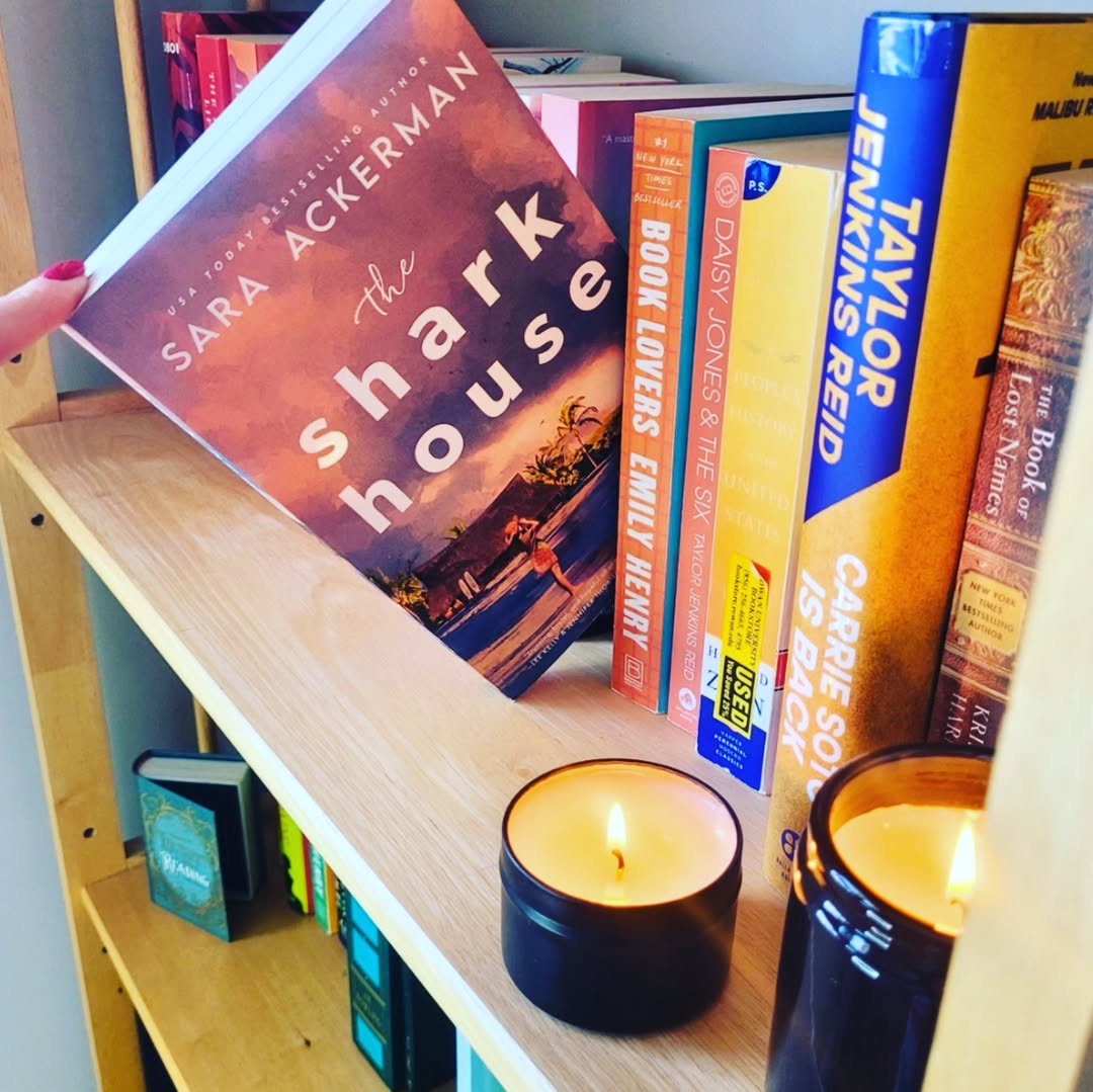 Instagram post by @whats_suzanne_reading for BookSparks. Caption reads: Thank you, @booksparks, and @saraackermanbooks for....