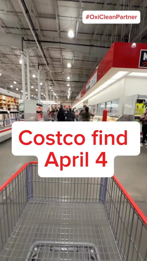 Instagram post by @costcofindsdaily for OxiClean. Caption reads: Costco find April 4 🛒 #OxiCleanPartner Just....