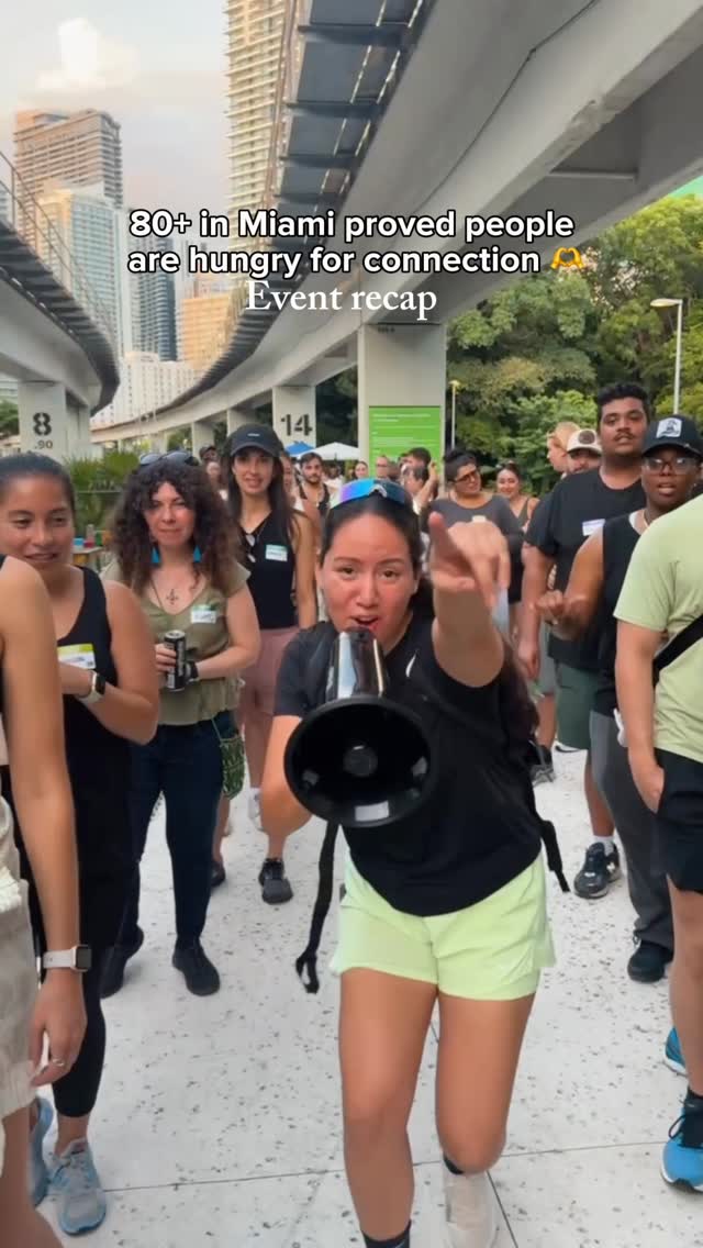 Instagram post by @thymemachinecafe for Drink LMNT. Caption reads: This is the human side of Miami.

Walking With a....