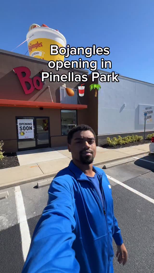 Instagram post by @zaybotorrence for Bojangles. Caption reads: The HOTTEST new Chicken place in the Tampa Bay....