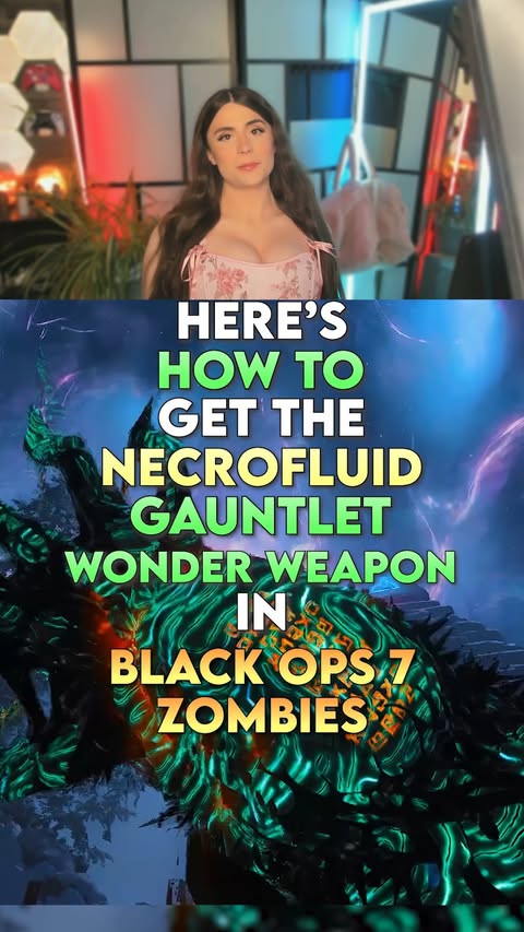 Instagram post by @zeff.gaming for Call of Duty. Caption reads: [...] Build The Nercofluid Gauntlet Wonder Weapon....