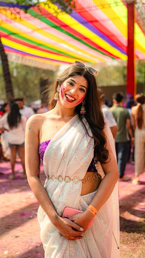 Instagram post by @florocina for Smirnoff. Caption reads: [...] Fest at PC Chandra Garden with the new....