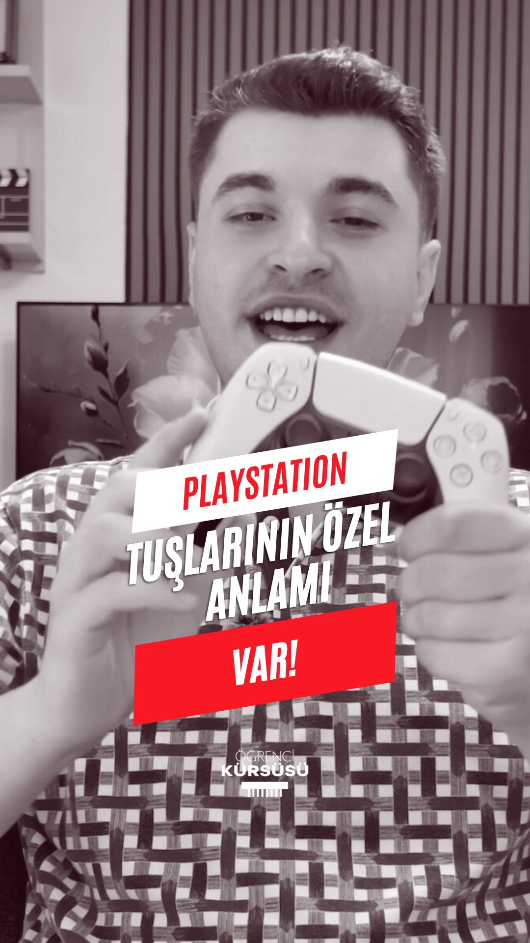 Instagram post by @orhansengunn for Sony. Caption reads: 🎮 “PlayStation’ın tuşları tesadüfen....