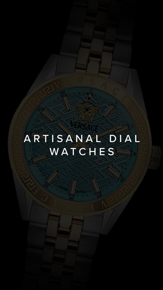 Instagram post by @helioswatches for GUESS Watches. Caption reads: Every watch tells a story, and our Artisanal Dial....