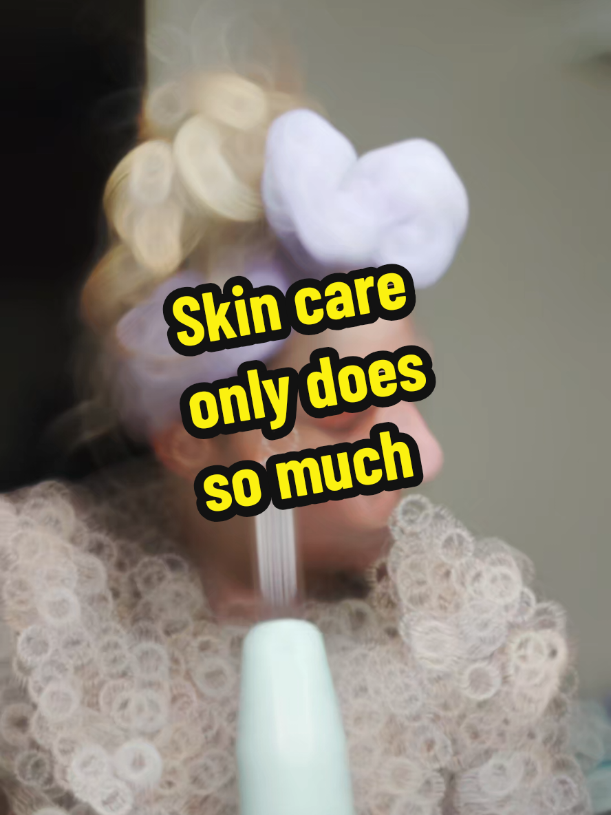 TikTok post by @__schey for Pure Daily Care NuDerma Wand. Caption reads: the @Pure Daily Care NuDerma Wand has two sets of....