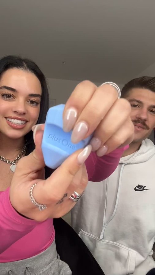 Instagram post by @giannagravalese for MyPlusOne. Caption reads: Can’t get enough of the vibesss in my new....