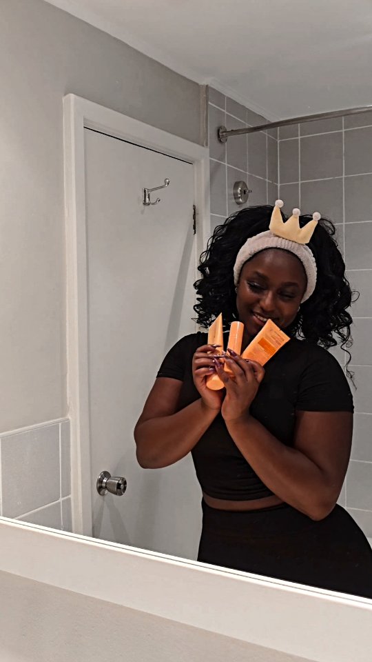 Instagram post by @missvic_vee for Frulabeauty. Caption reads: After A week of trying out the new @frulabeauty....