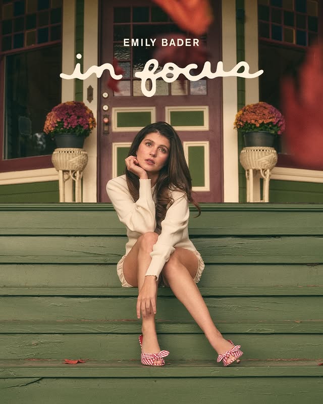 Instagram post by @emily_bader for Who What Wear. Caption reads: “As a book fan myself, it’s always this kind of....