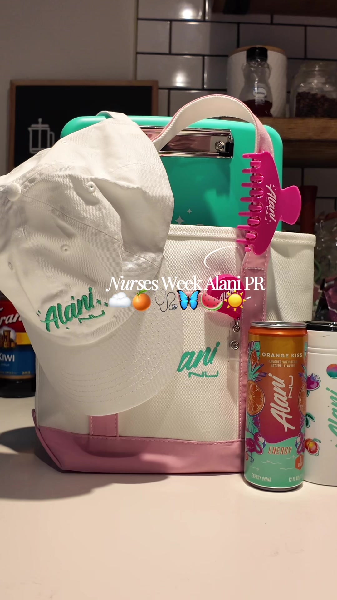 TikTok post by @mckennafaison for Alani Nutrition. Caption reads: @Alani Nutrition I am obsessed with you [...].