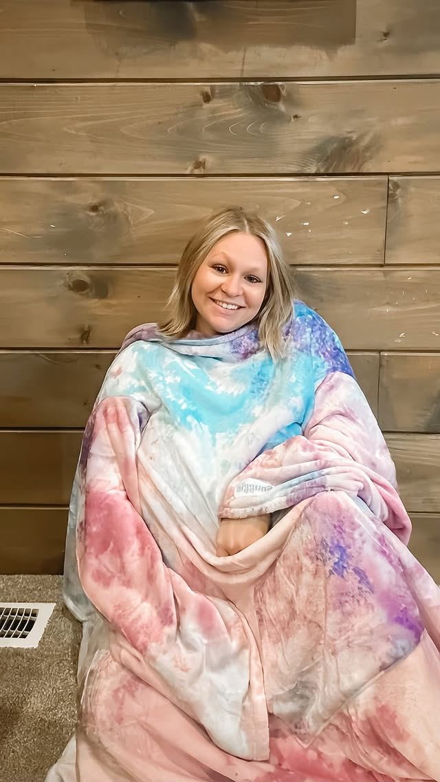 Instagram post by @shawnaaaaa for Snuggie. Caption reads: Happy National Snuggie Week! @officialsnuggie....